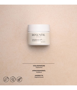 Rosental Organics Slow-Aging Moisturizer with Rosehip and Hyaluron Gesichtscreme-50 ml