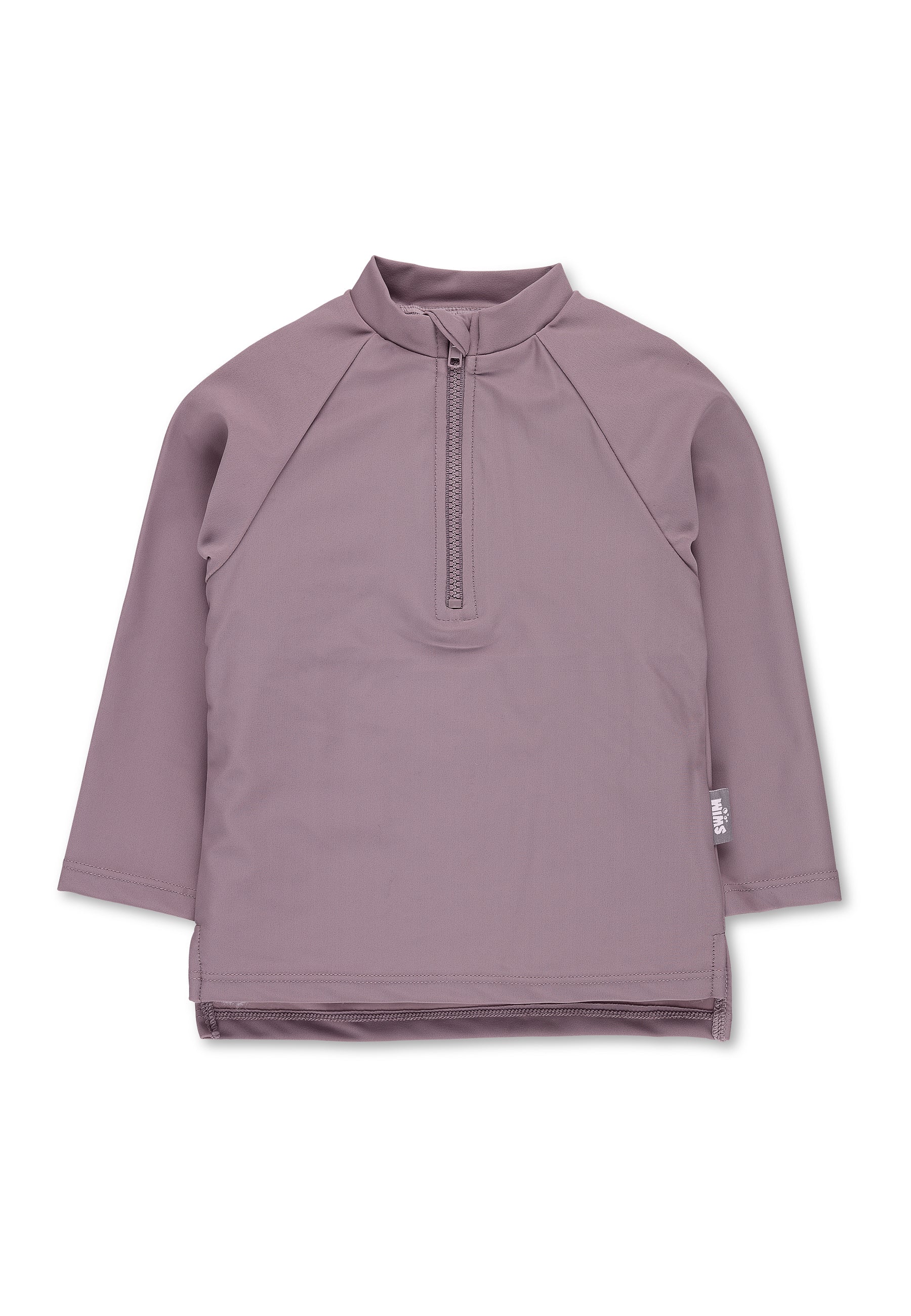 Langarm-Schwimmshirt uni in Blau, Marine, Magenta