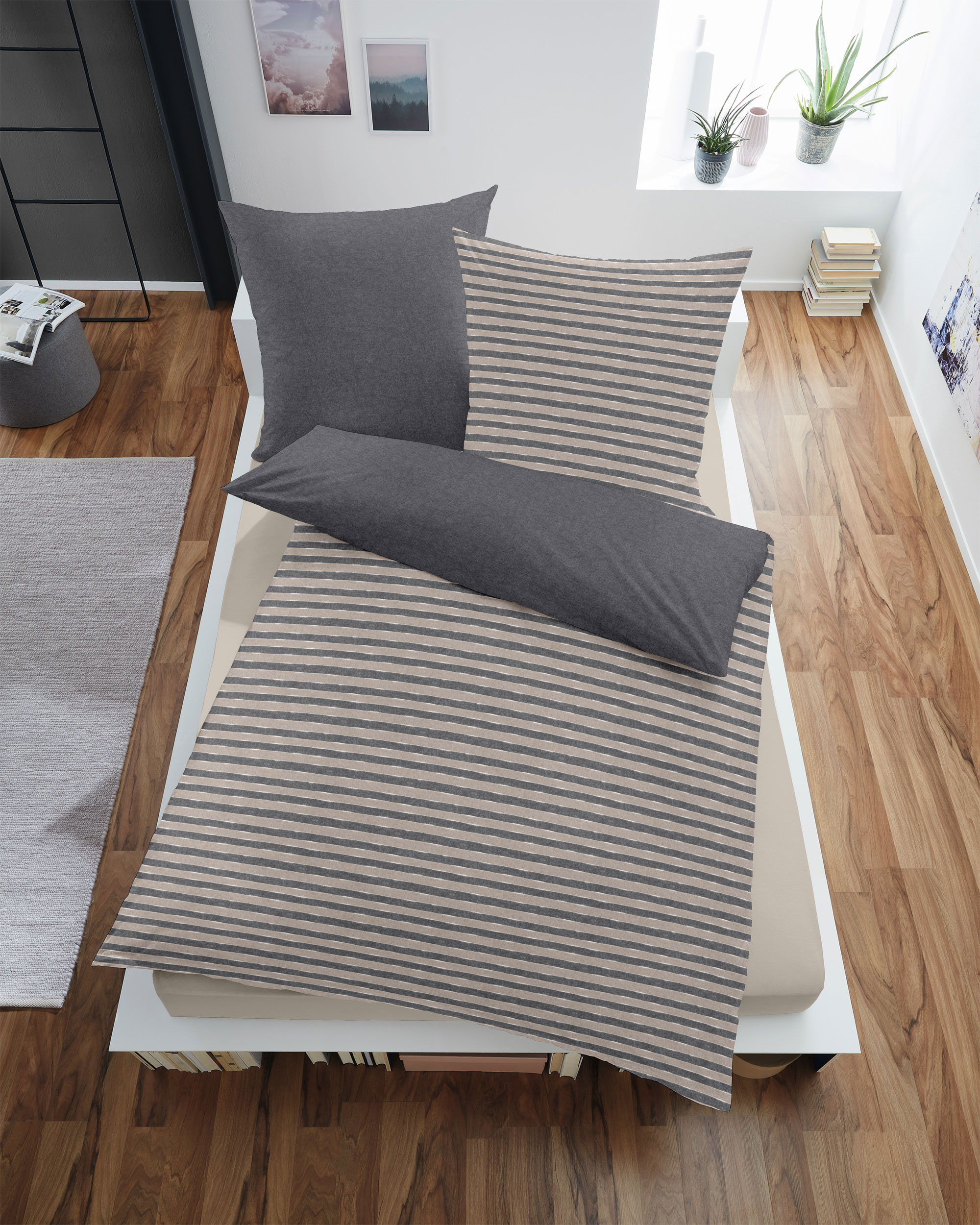 DormisetteMelange-Flanell-Bettwäsche