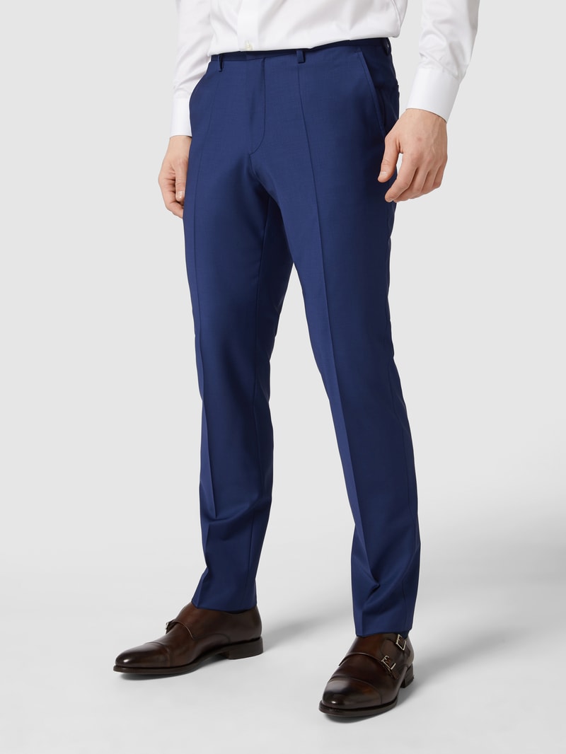 Anzughose mit Stretch-Anteil in royalblau