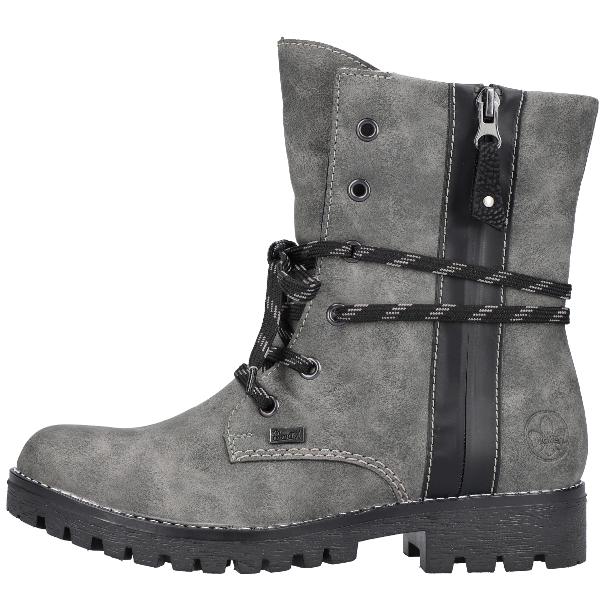 Rieker 785K0 Schnürboots grau