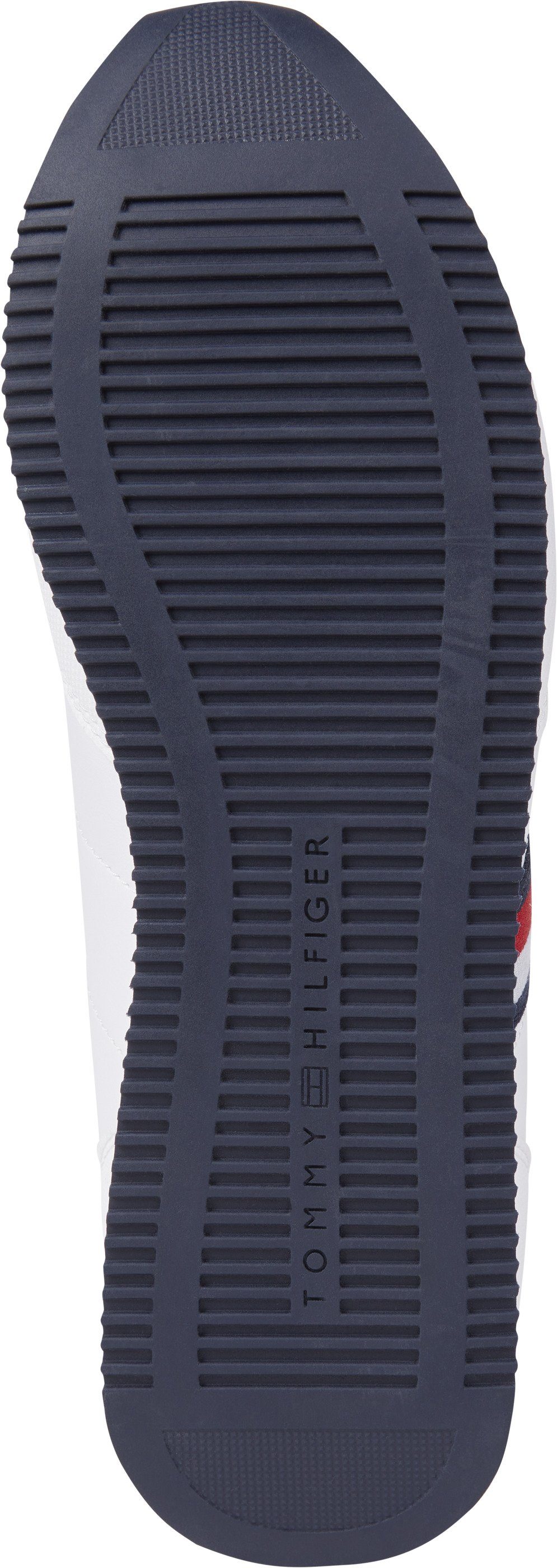 Tommy Hilfiger CORE LO RUNNER PU LTH Sneaker mit seitlichen Streifen