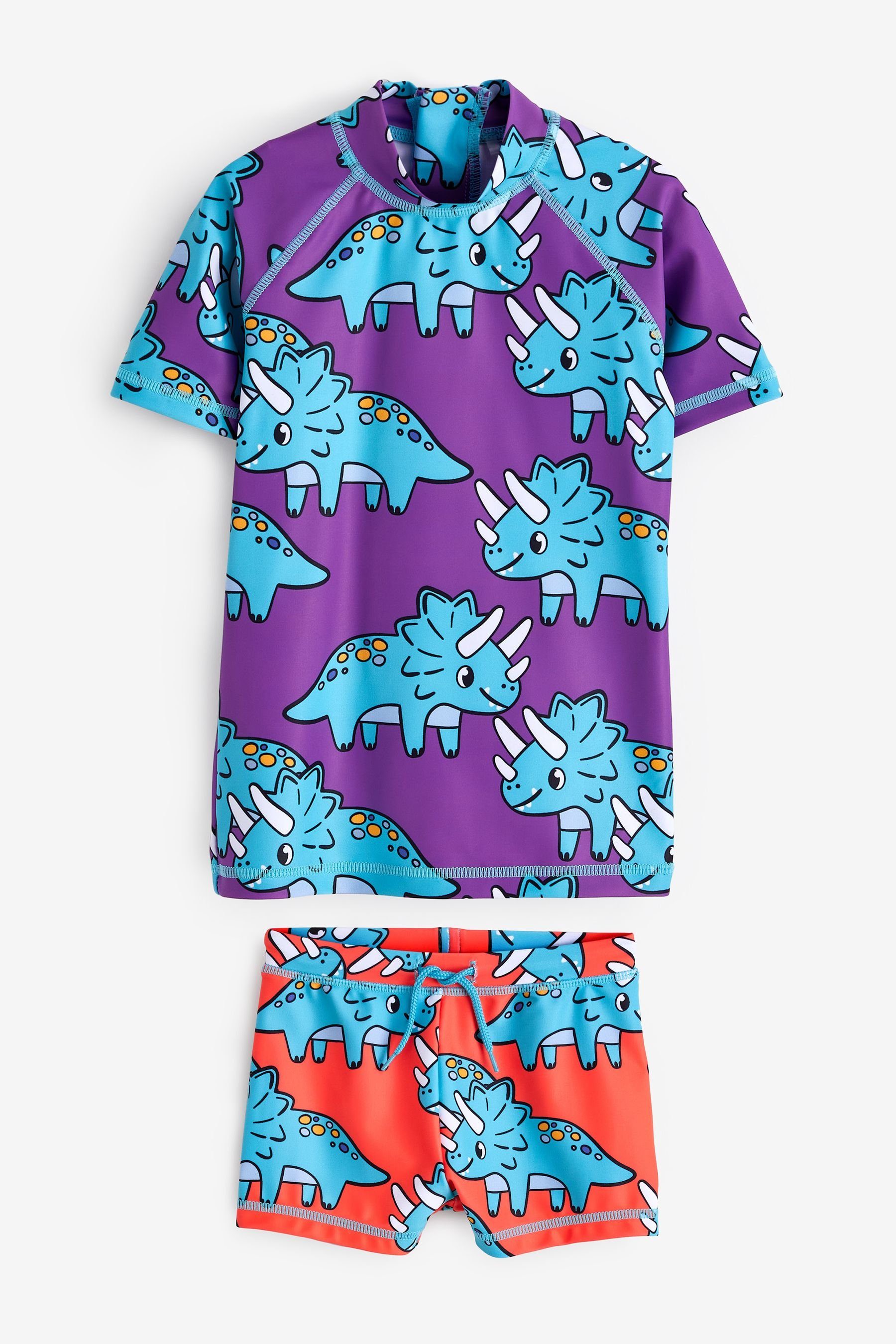 Next Badeanzug Sonnenschutzset mit Top und Shorts, 2 Stk. (2-St)