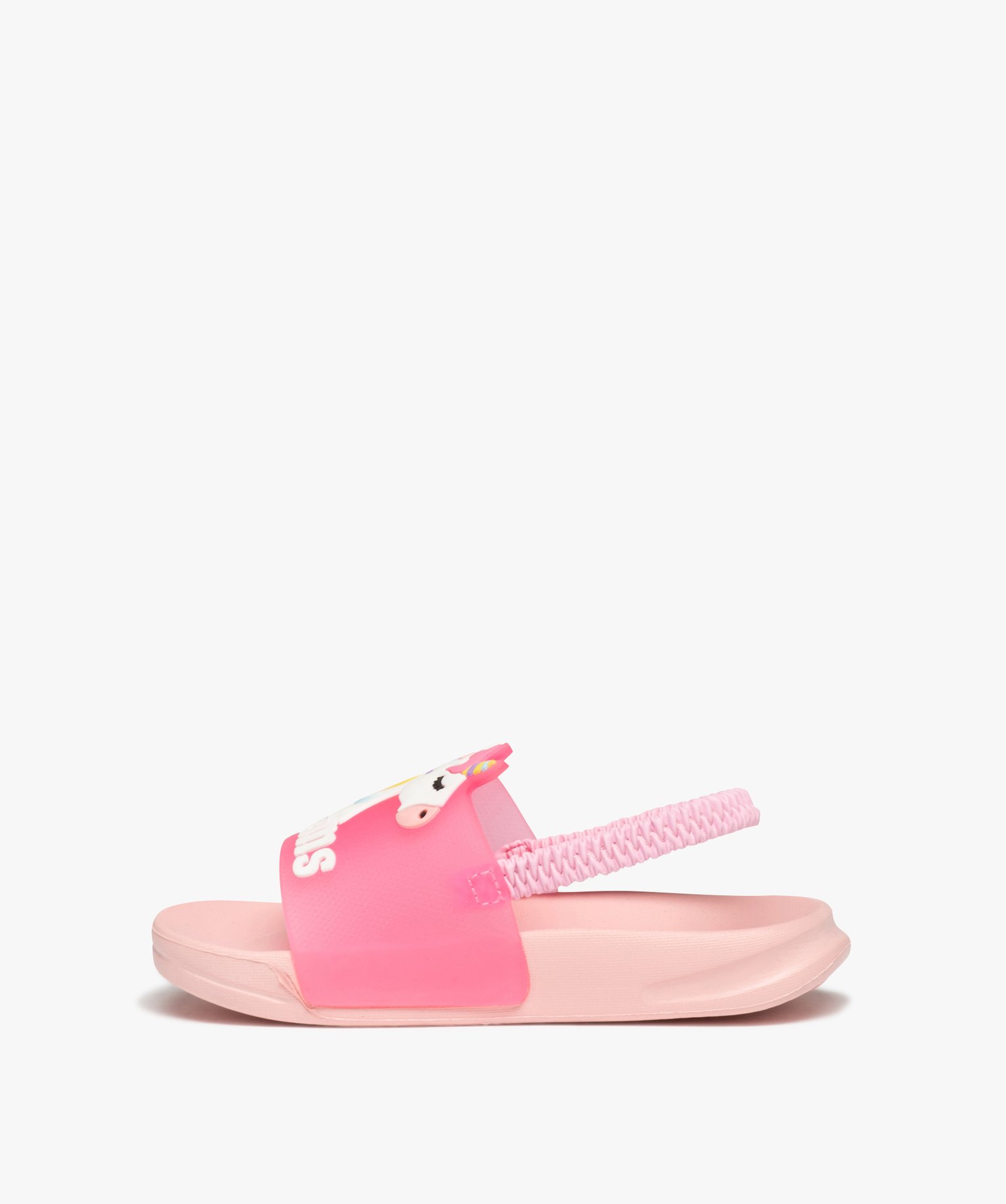 Mules de piscine licorne avec bride élastique - Beppi rose | GEMO