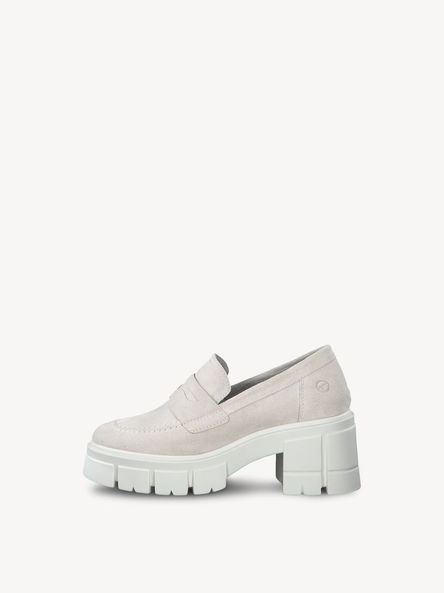 Slipper en cuir - beige
