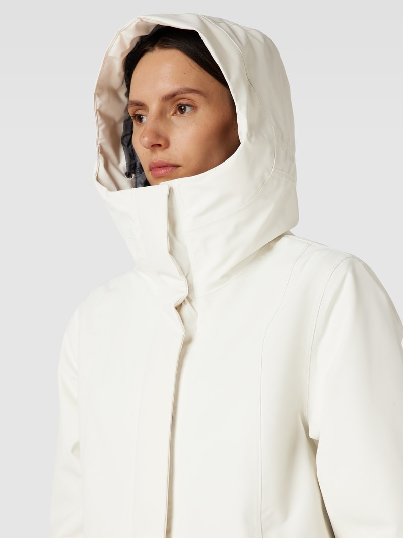 Parka mit Kapuze Modell 'CAJSA' in weiß