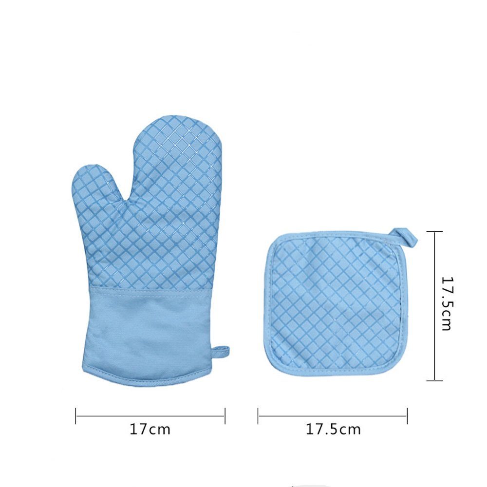 Tian Dee Topfhandschuhe Topflappen Handschuh, Ofenhandschuhe Hitzebestaendig, rutschfeste