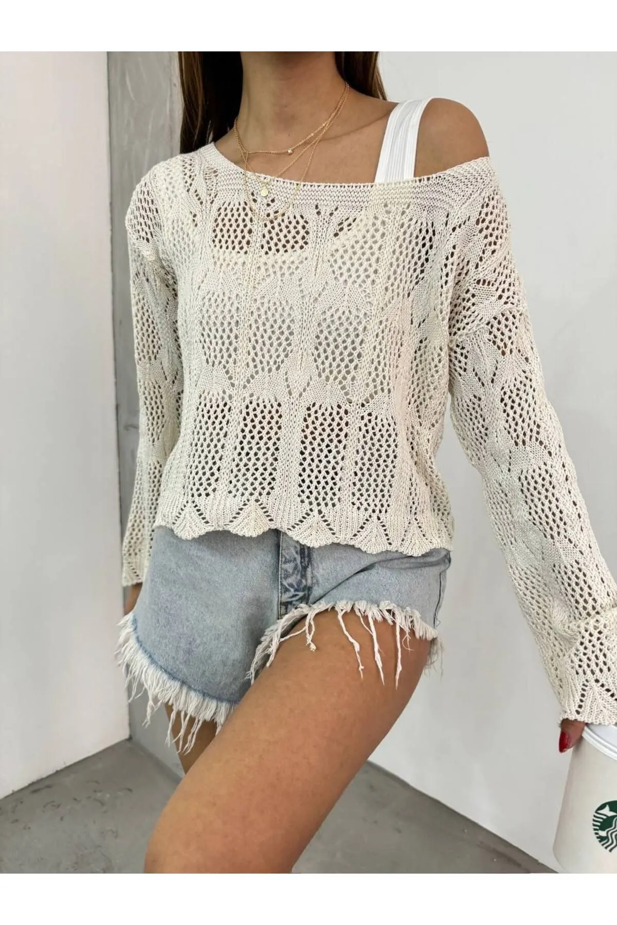 BİKELİFE  Bluse - Beige - Regular Fit