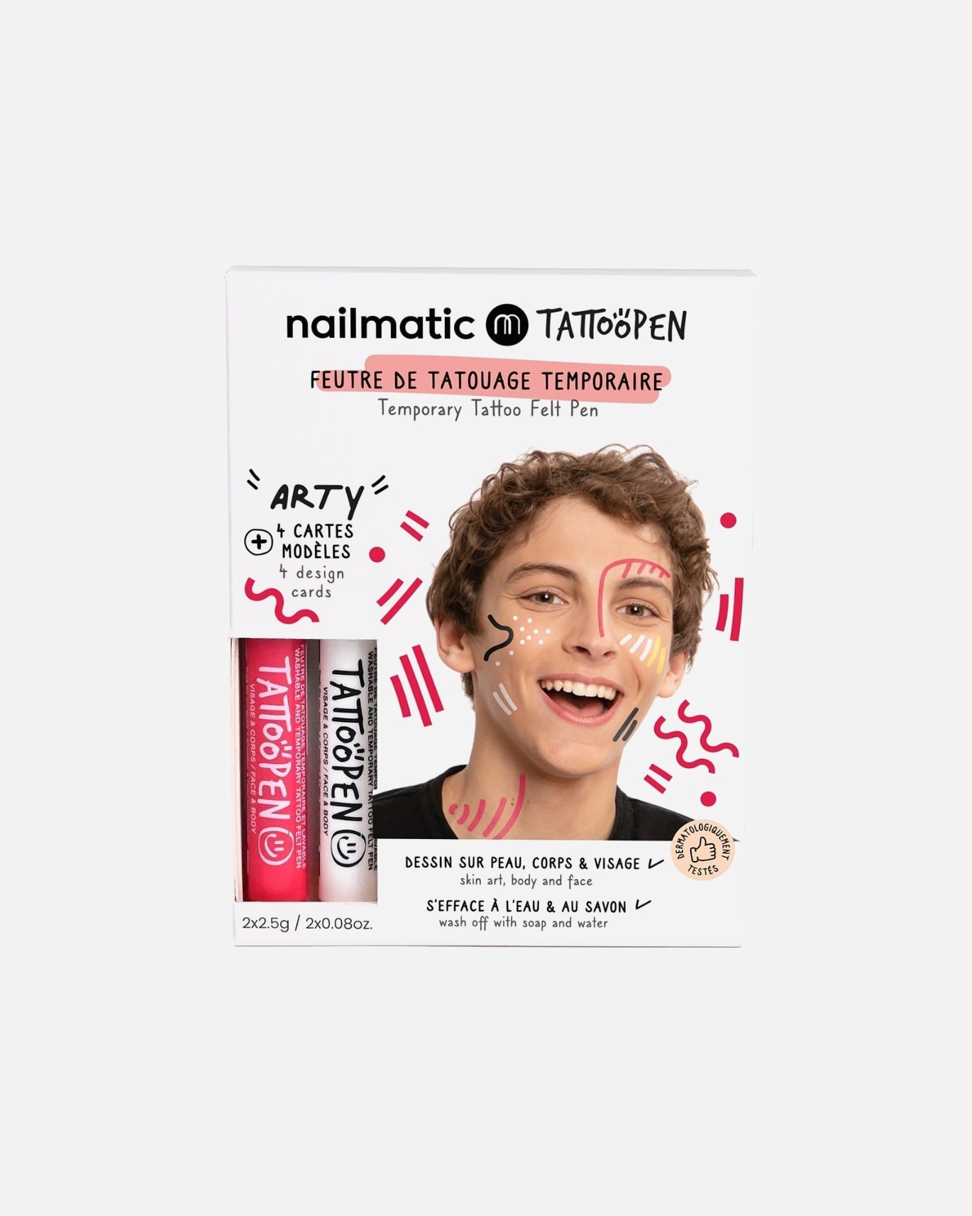 Nailmatic Tattoopen Duo Set - Arty