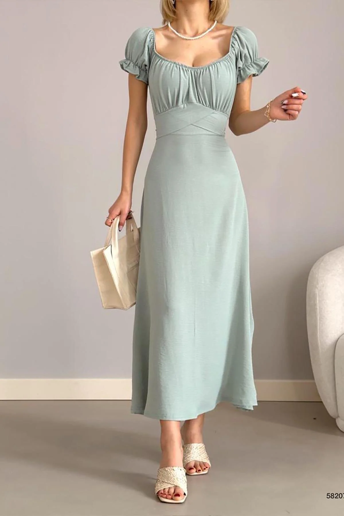 Deafox  Kleid - Grün - A-Linie