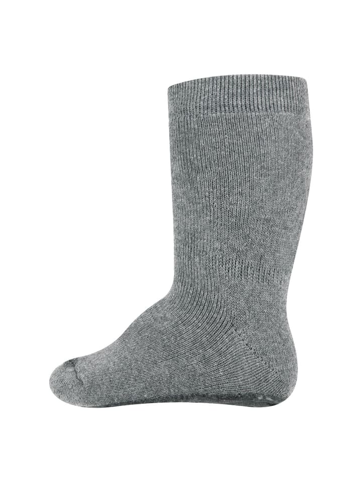 ewers Stoppersocken Uni in grau meliert günstig kaufen