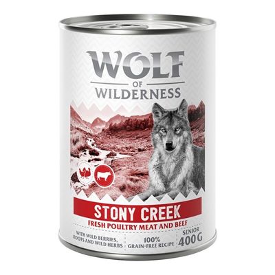Wolf of Wilderness Senior 1 x 400 g - Geflügel mit Rind