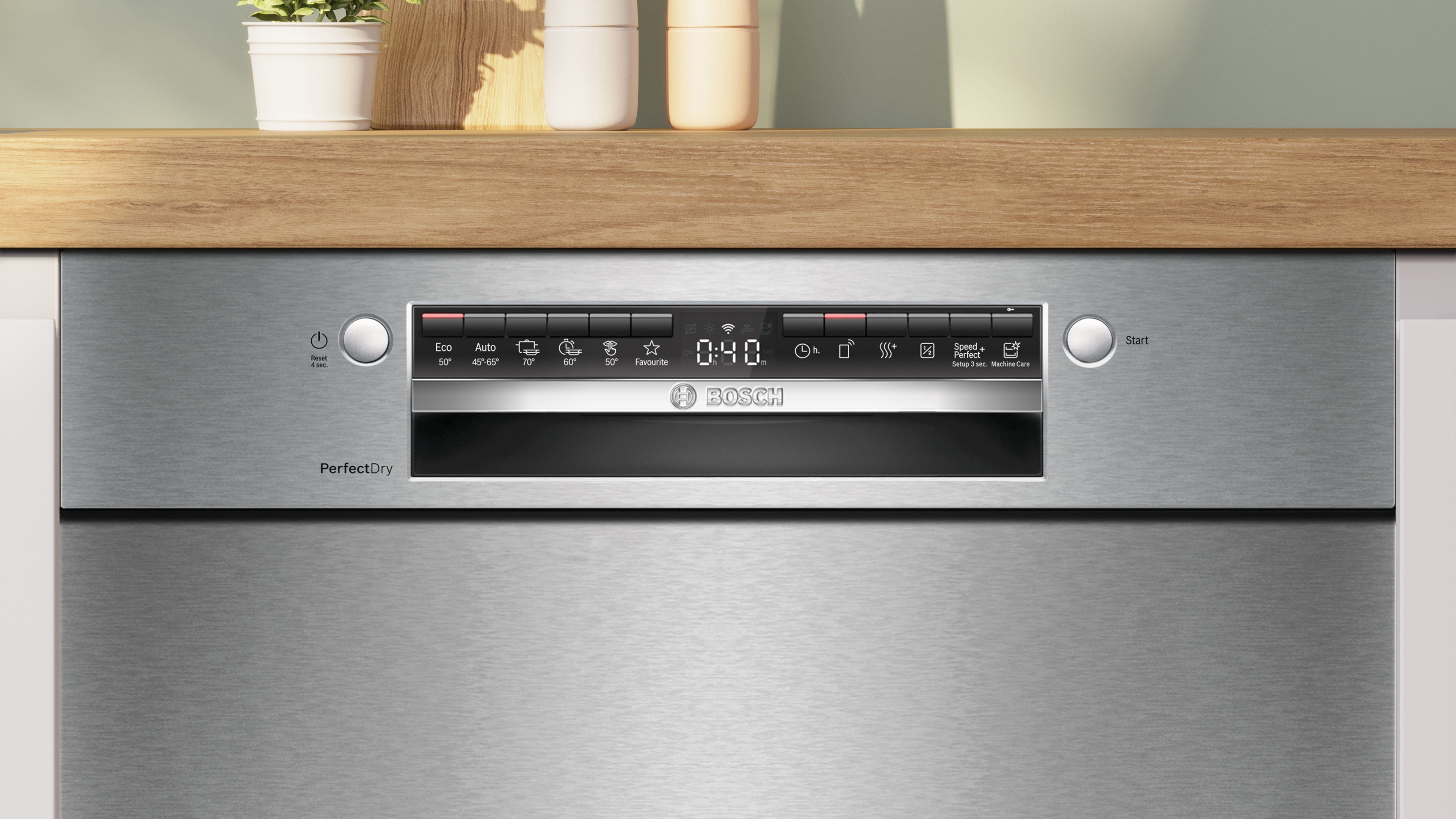 BOSCH Unterbaugeschirrspüler Serie 6, SMU6YCS02E, 14 Maßgedecke