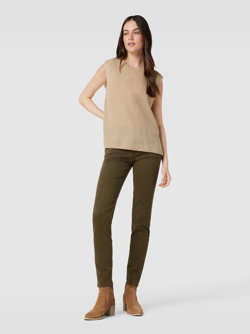 Jeans im 5-Pocket-Design Modell 'Shakira' in olivgrün