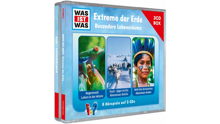 WAS IST WAS 3-CD HÖRSPIELBOX VOL.8 - ERDE TESSLOFF