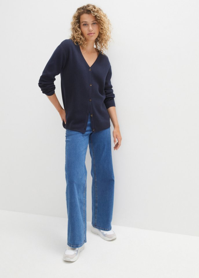Essential Milano Rib Strickjacke