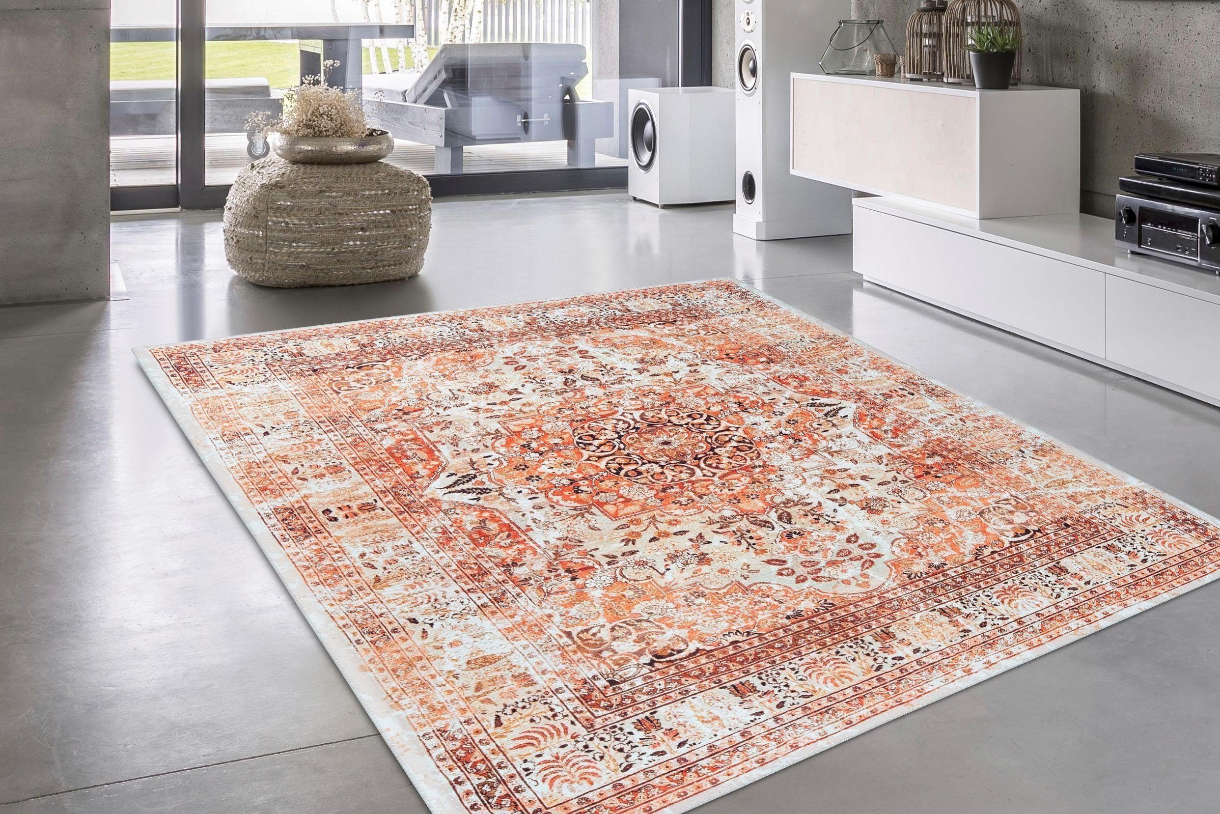 Teppich Helen, Home affaire, rechteckig, Höhe: 6 mm, Wohnzimmer