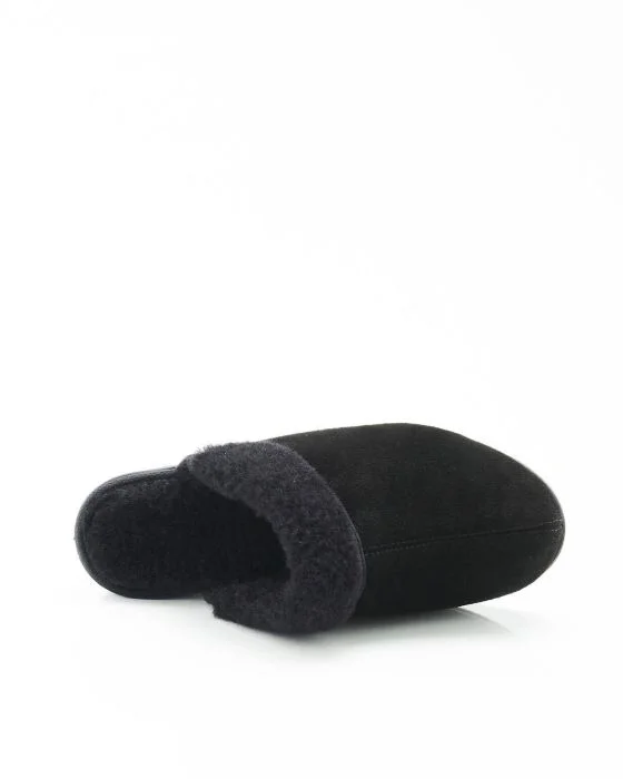 Mules fourrées pure laine