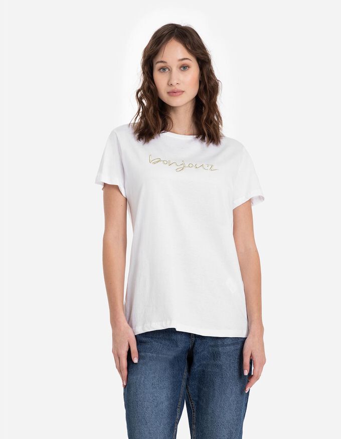 T-Shirt - Stickereien