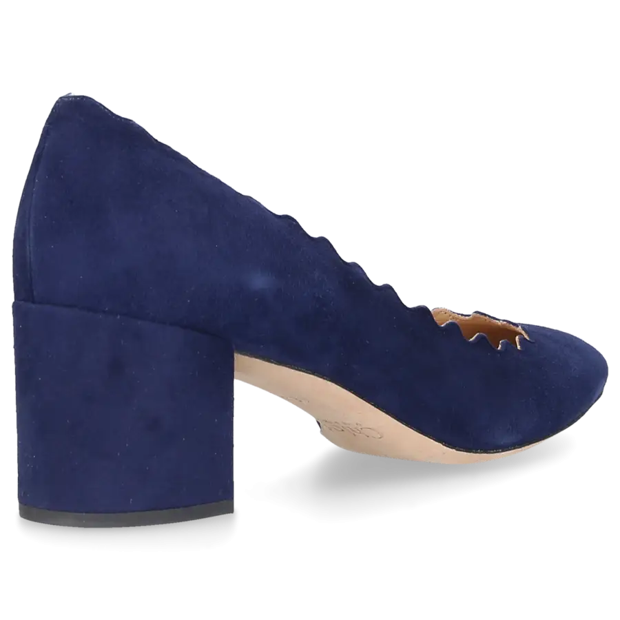 Chloé - Pumps LAUREN Veloursleder - blau