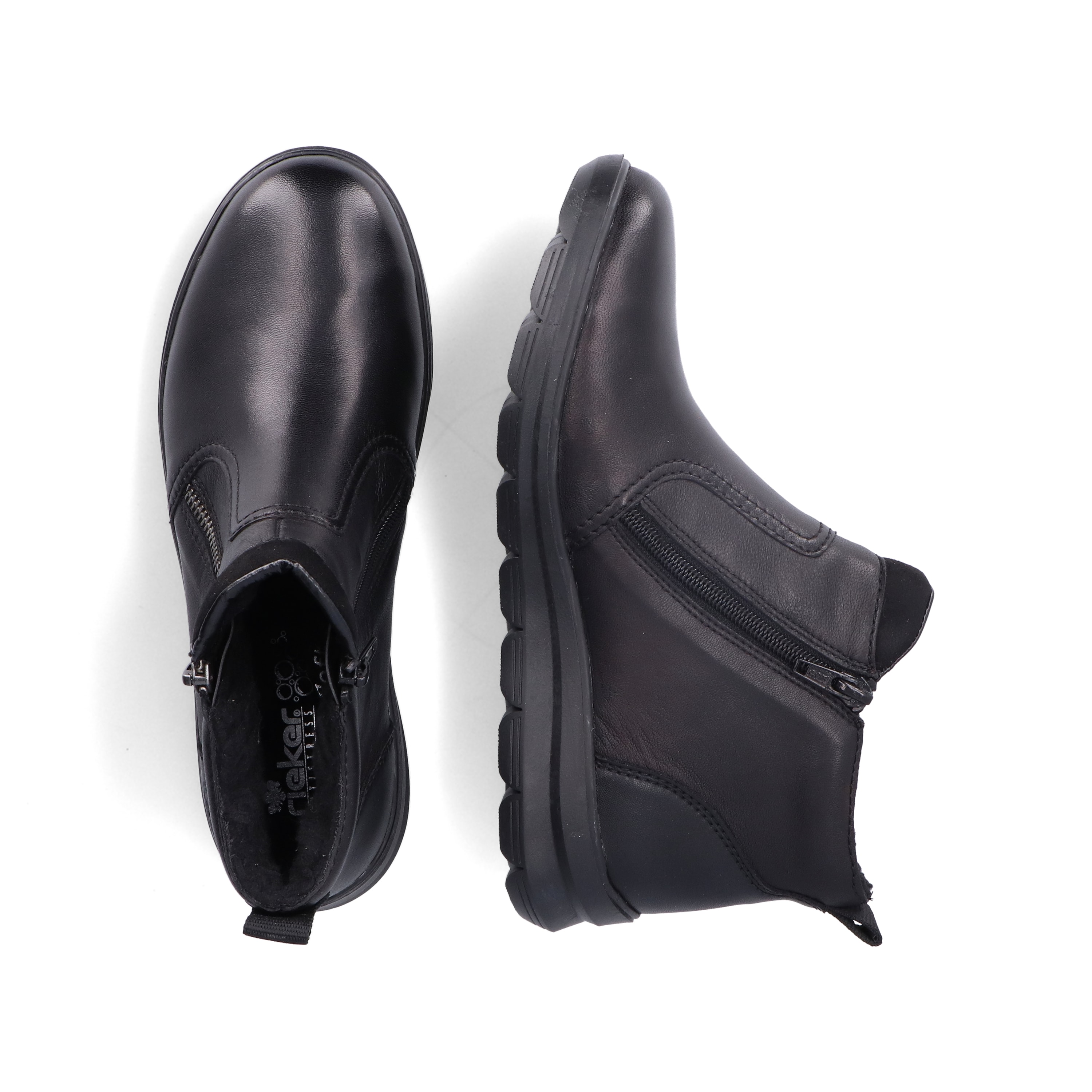 Rieker Damen Kurzstiefel tiefschwarz