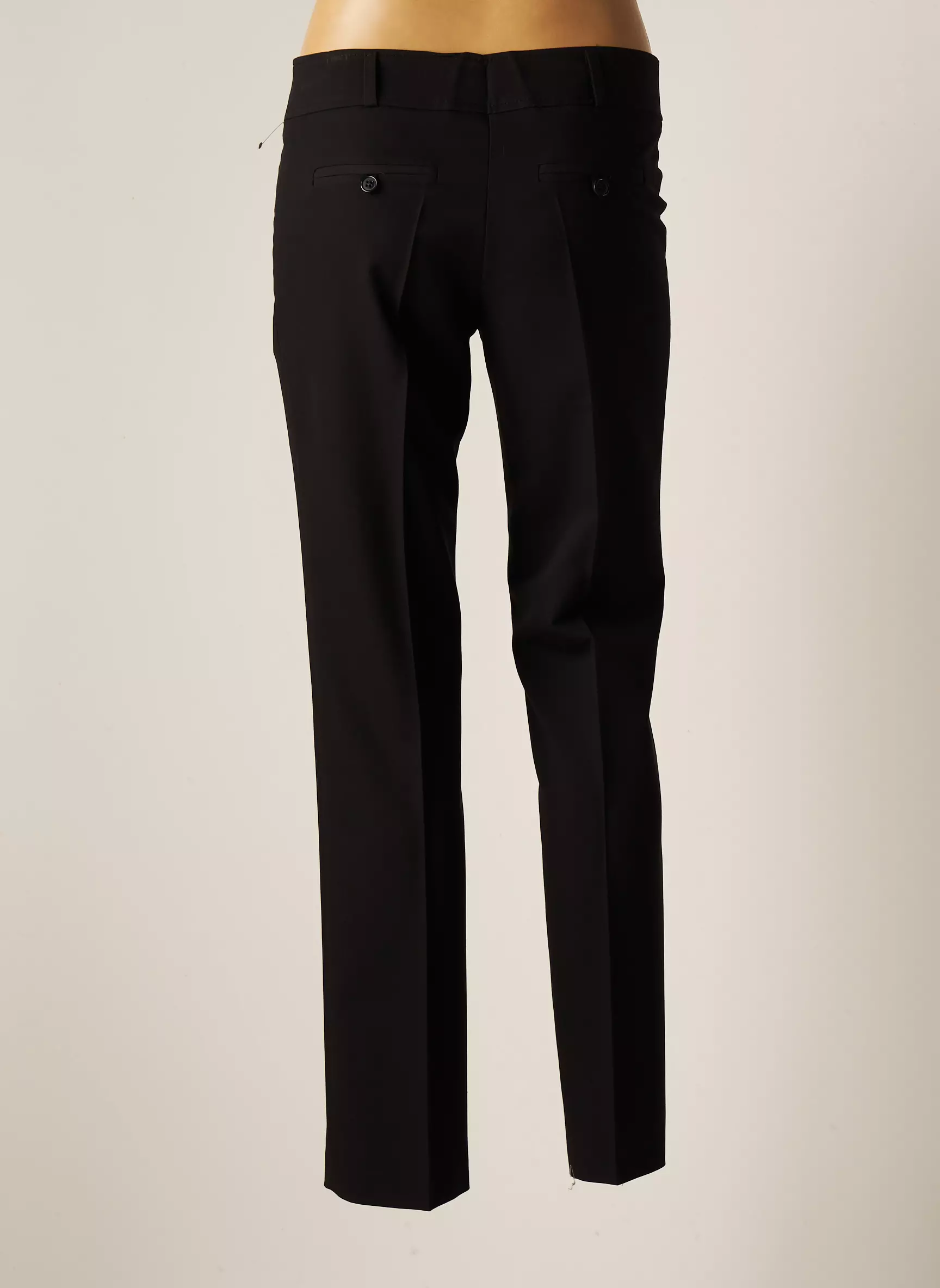 Faruk Pantalons Slim Femme couleur noir