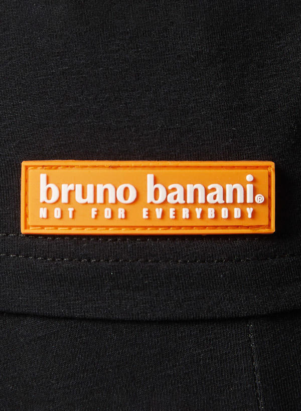 bruno banani, Longsleeve, Baumwoll-Stretch, schwarz