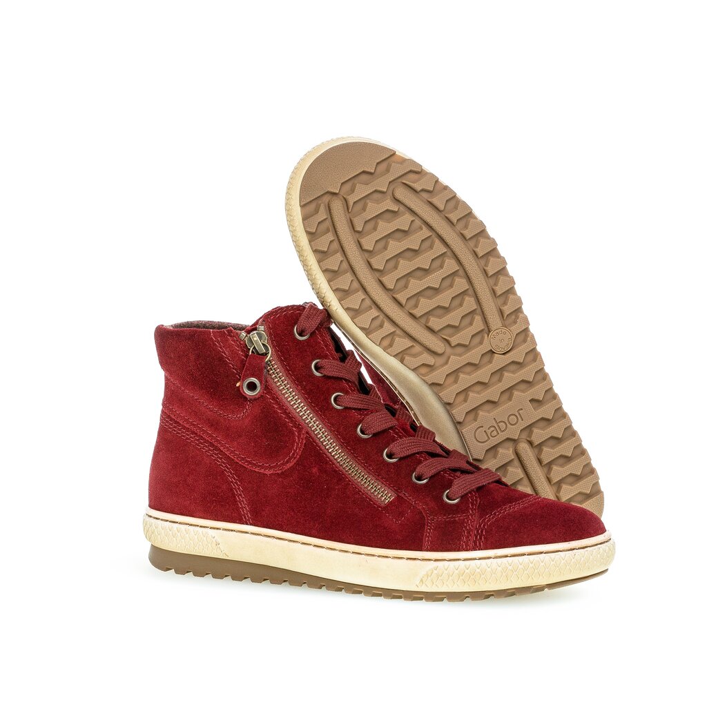 Gabor fashion Schnürstiefelette rot
