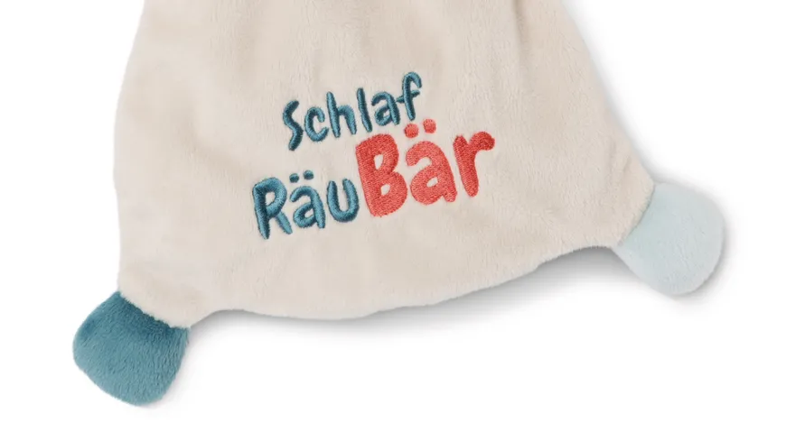 NICI Schmusetuch Bär 'Schlaf RäuBär'