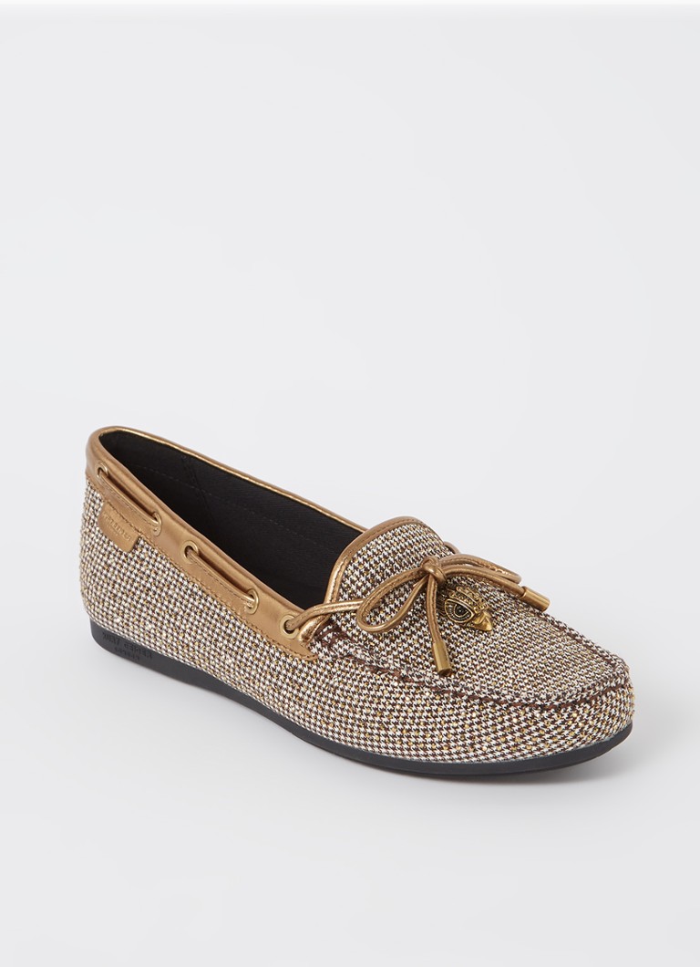Mocassino Kurt Geiger Eagle con dettagli in pelle e strass