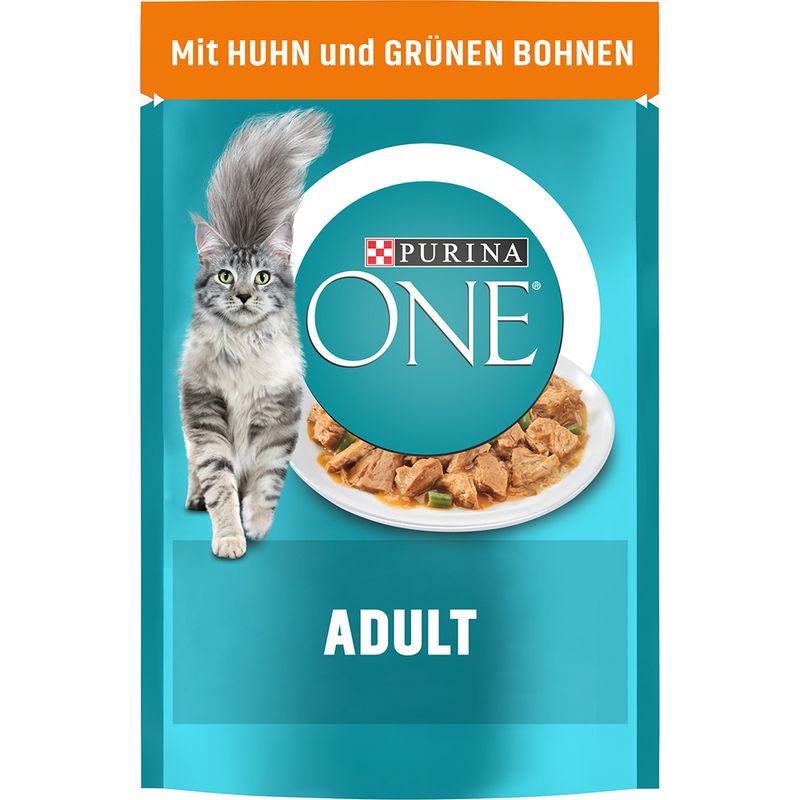 PURINA ONE Adult mit Huhn & grünen Bohnen