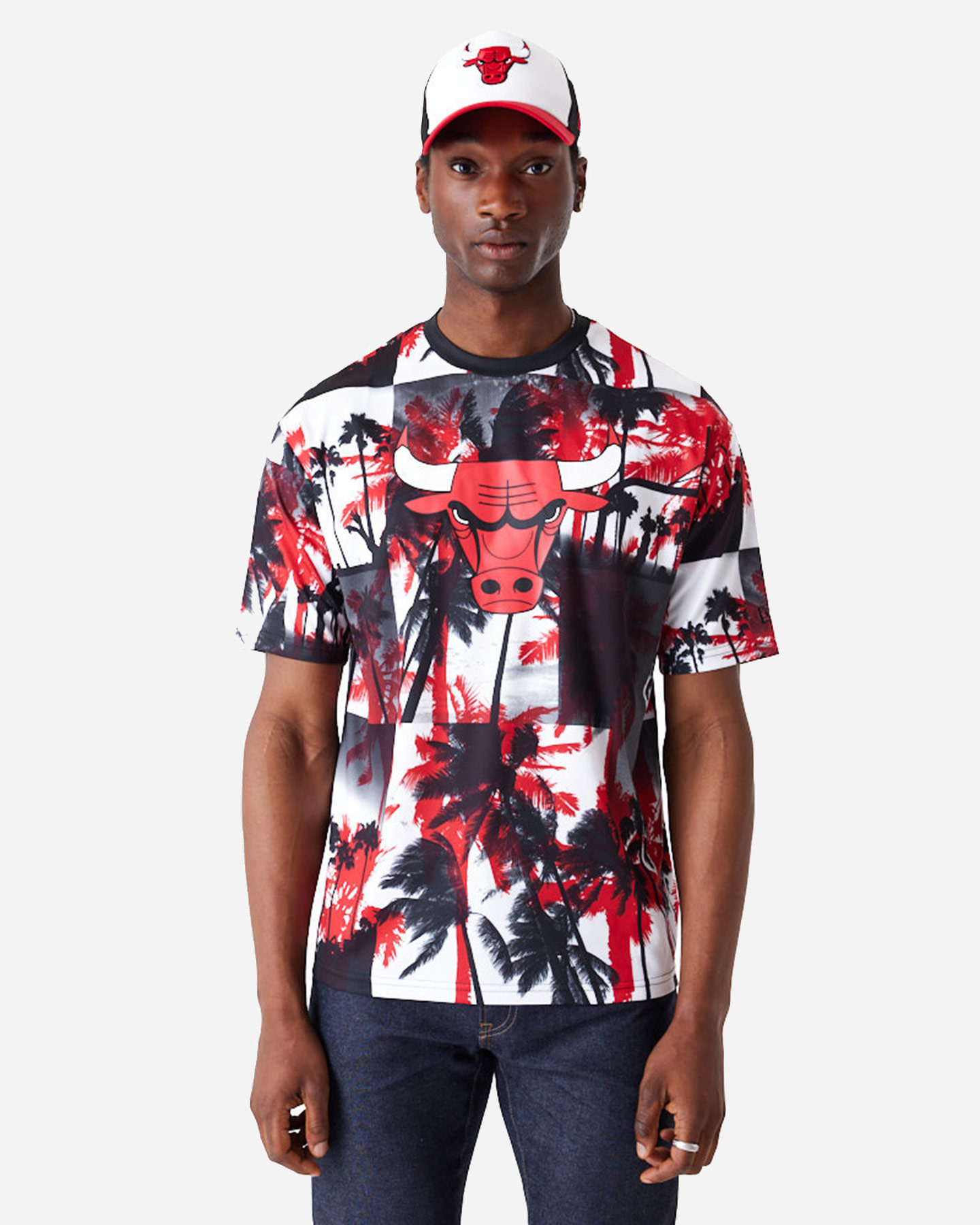 Tričko New Era Palm Tree Chicago Bulls M 60502576