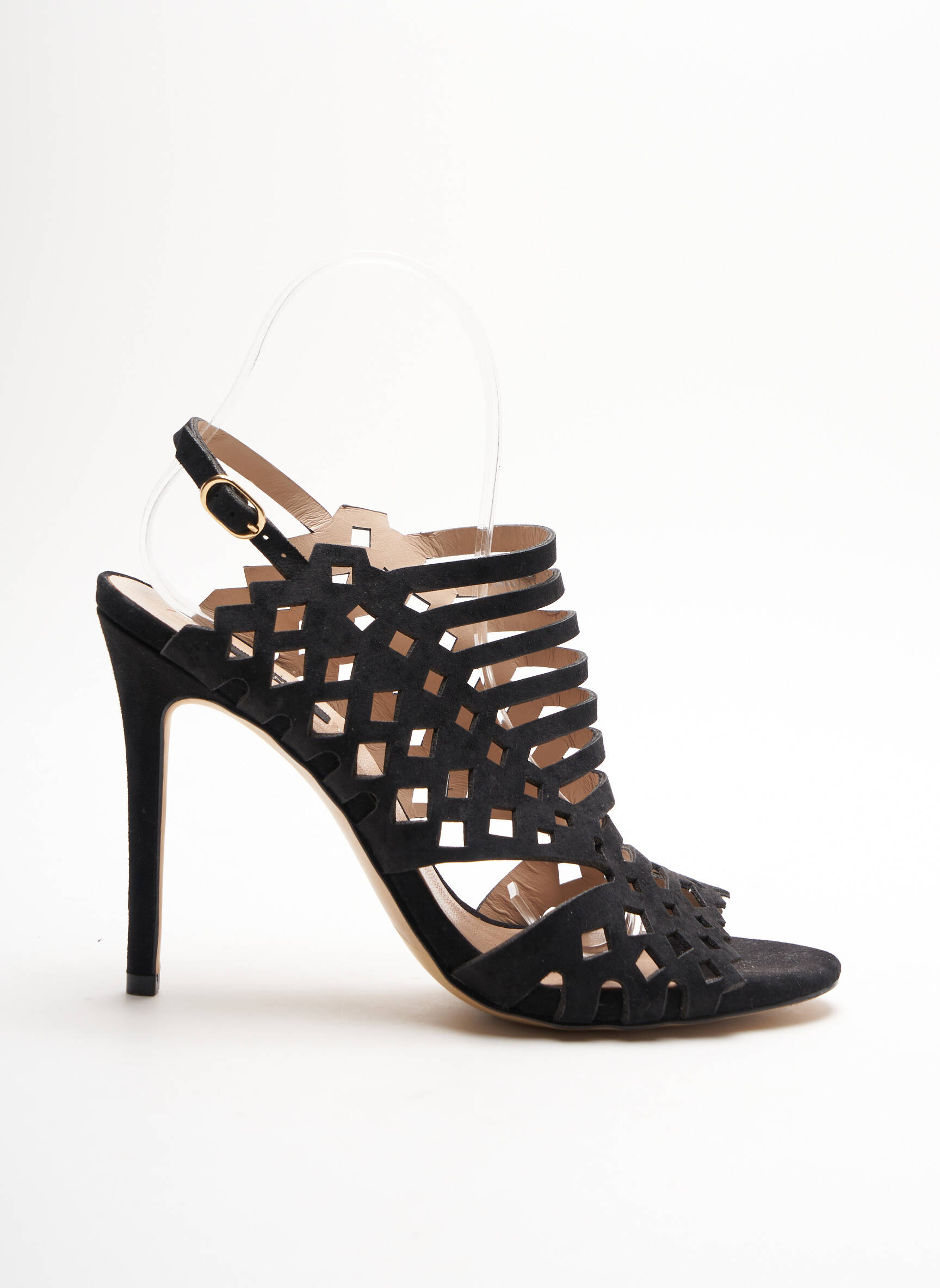 Mango Sandales Nu Pieds Femme couleur noir
