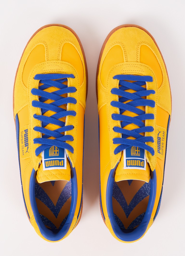 Puma Super Team kožne tenisice s detaljima od brušene kože