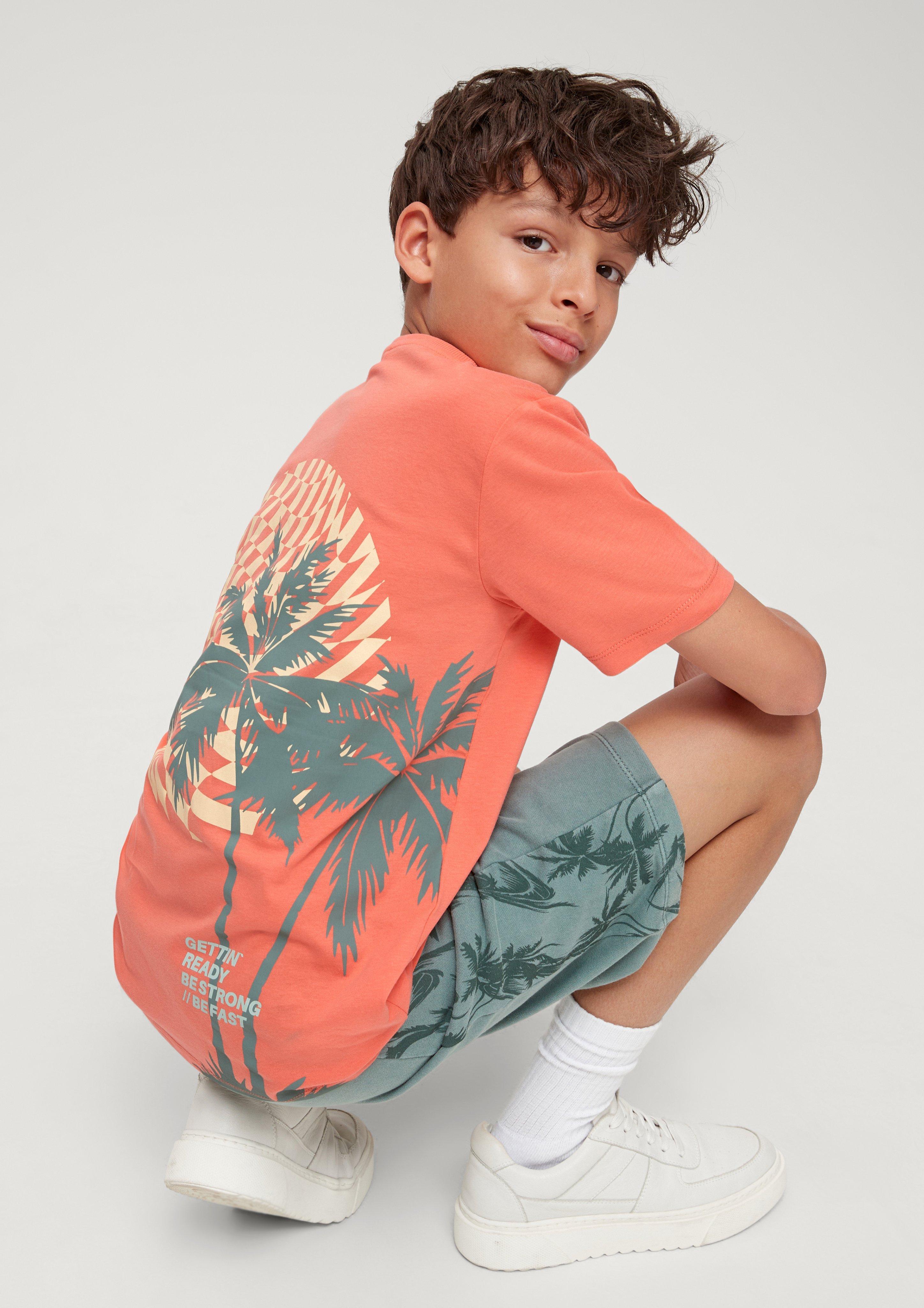T-Shirt mit Rückenprint  2130530-2350