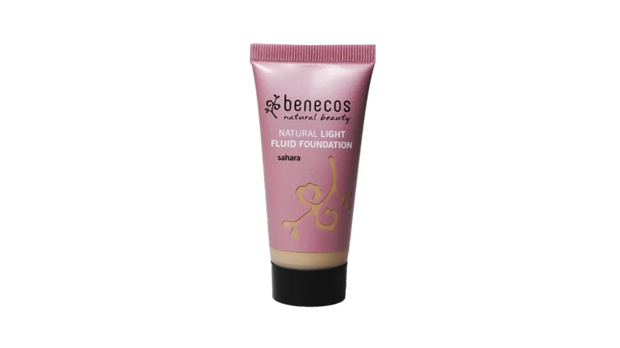 benecos Natural Light Fluid Foundation 30 ml 02 - sahara