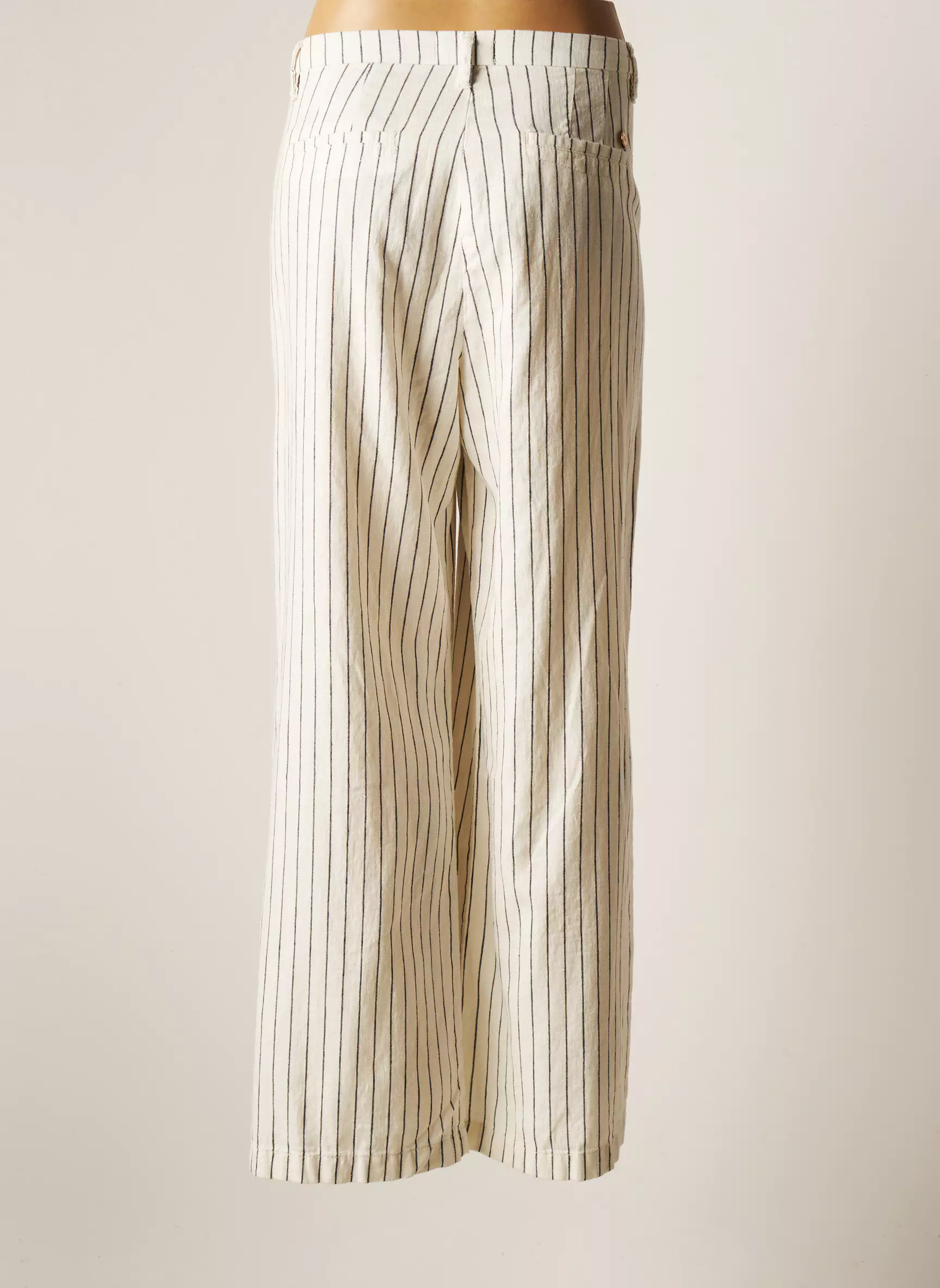 Freeman T Porter Pantalons Larges Femme couleur blanc