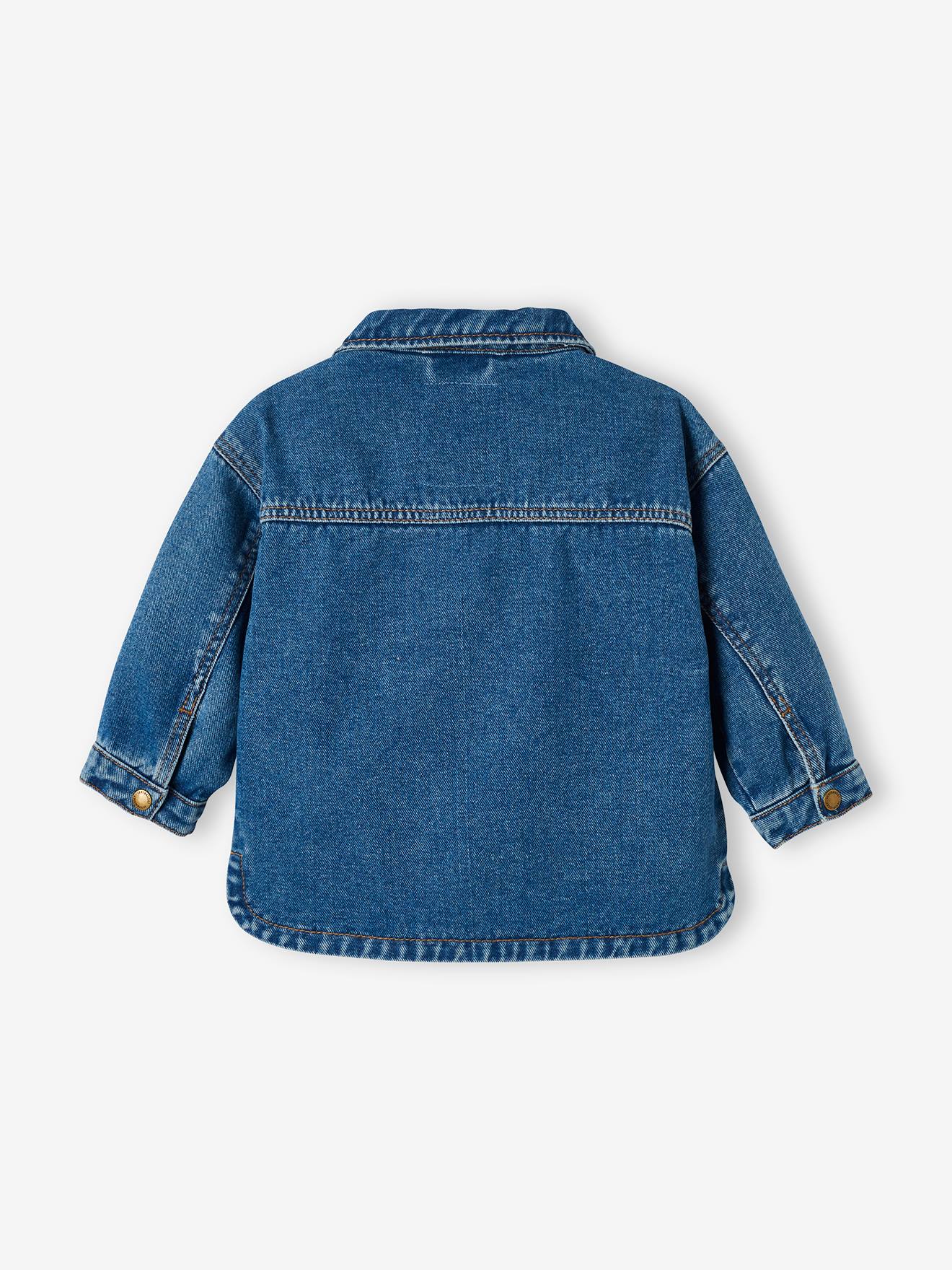 Veste bébé en denim denim stone