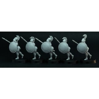Female Hoplites 3/4 (28 mm) (5)