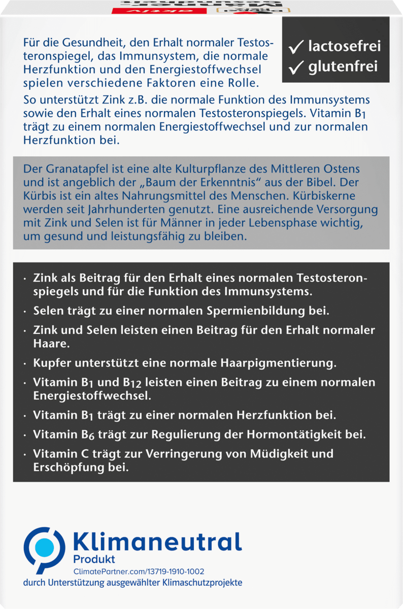 Männergesundheit Kapseln 30 St., 28,2 g