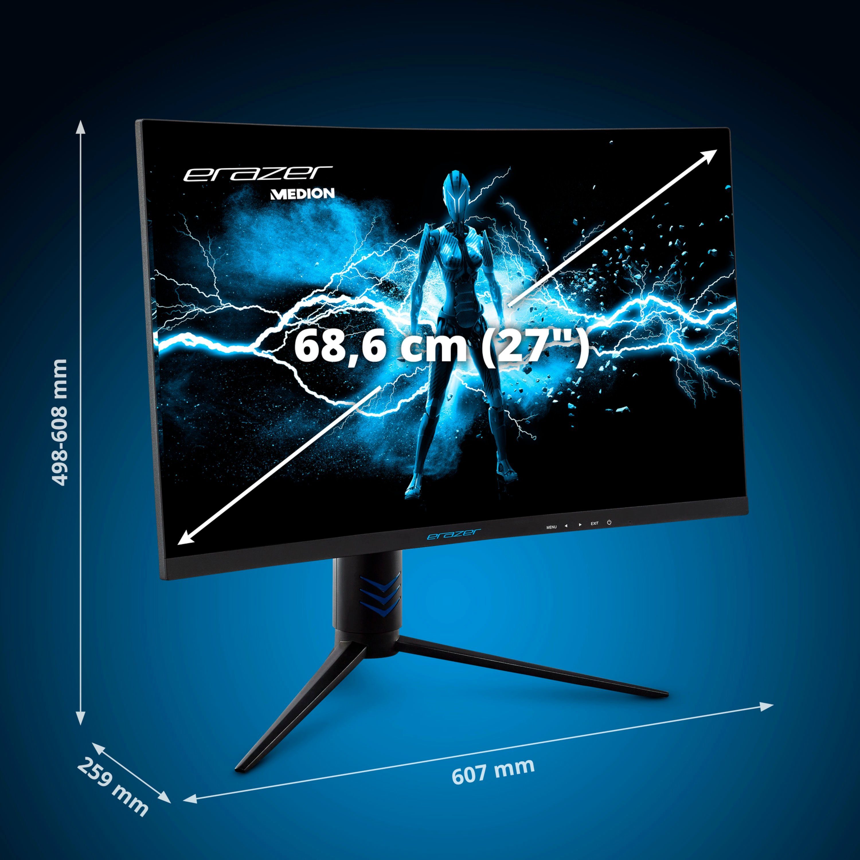 Medion® ERAZER Spectator X30 Curved Gaming Monitor 68,6cm/27