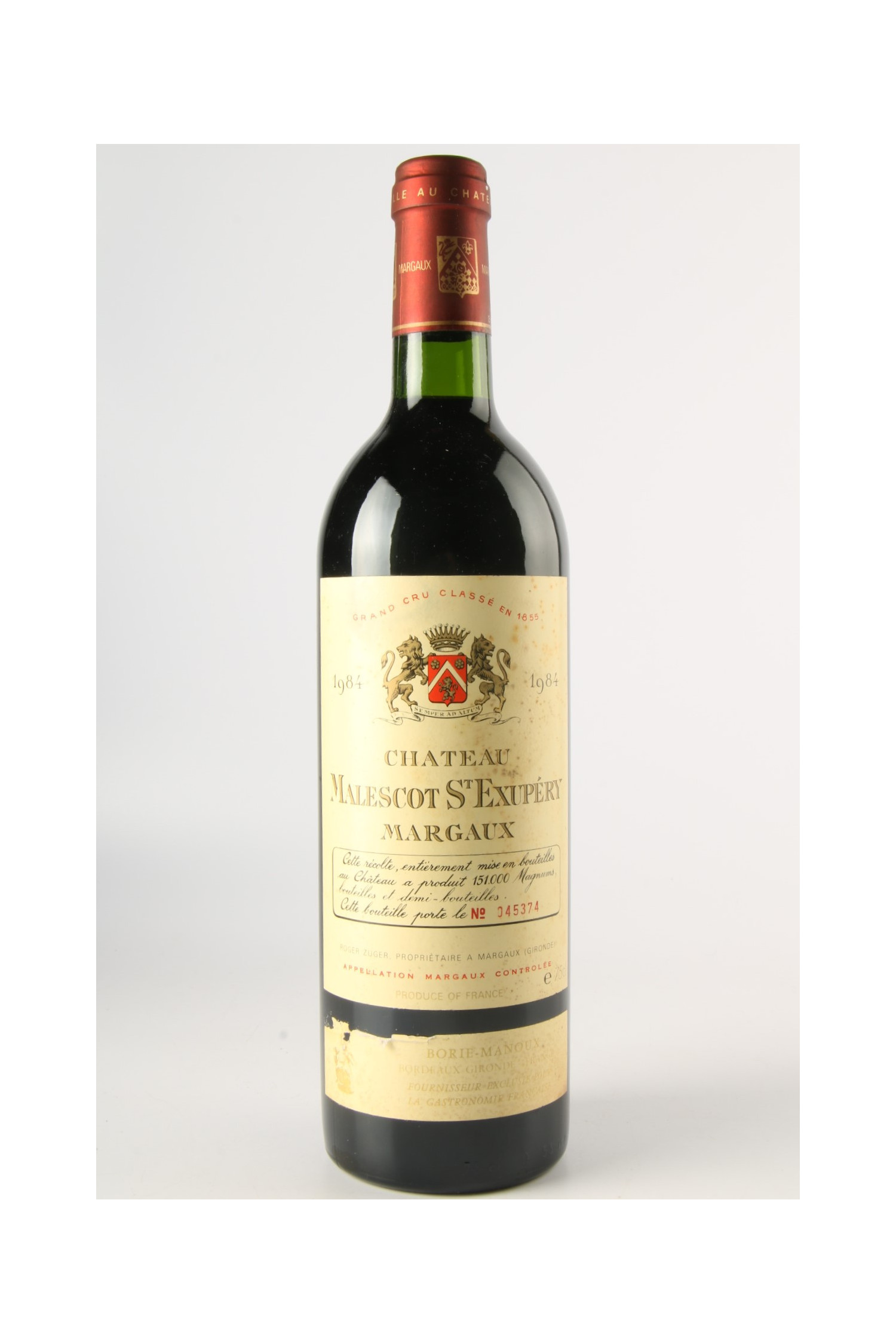 Château Malescot Saint Exupery 1984, Margaux