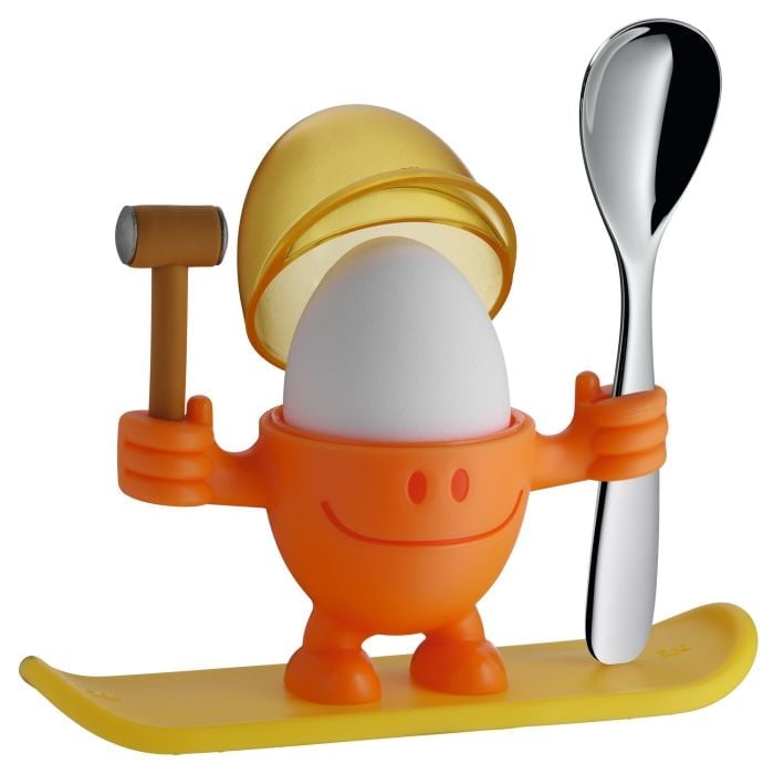 Eierbecher McEgg mit LÖffel, Orange