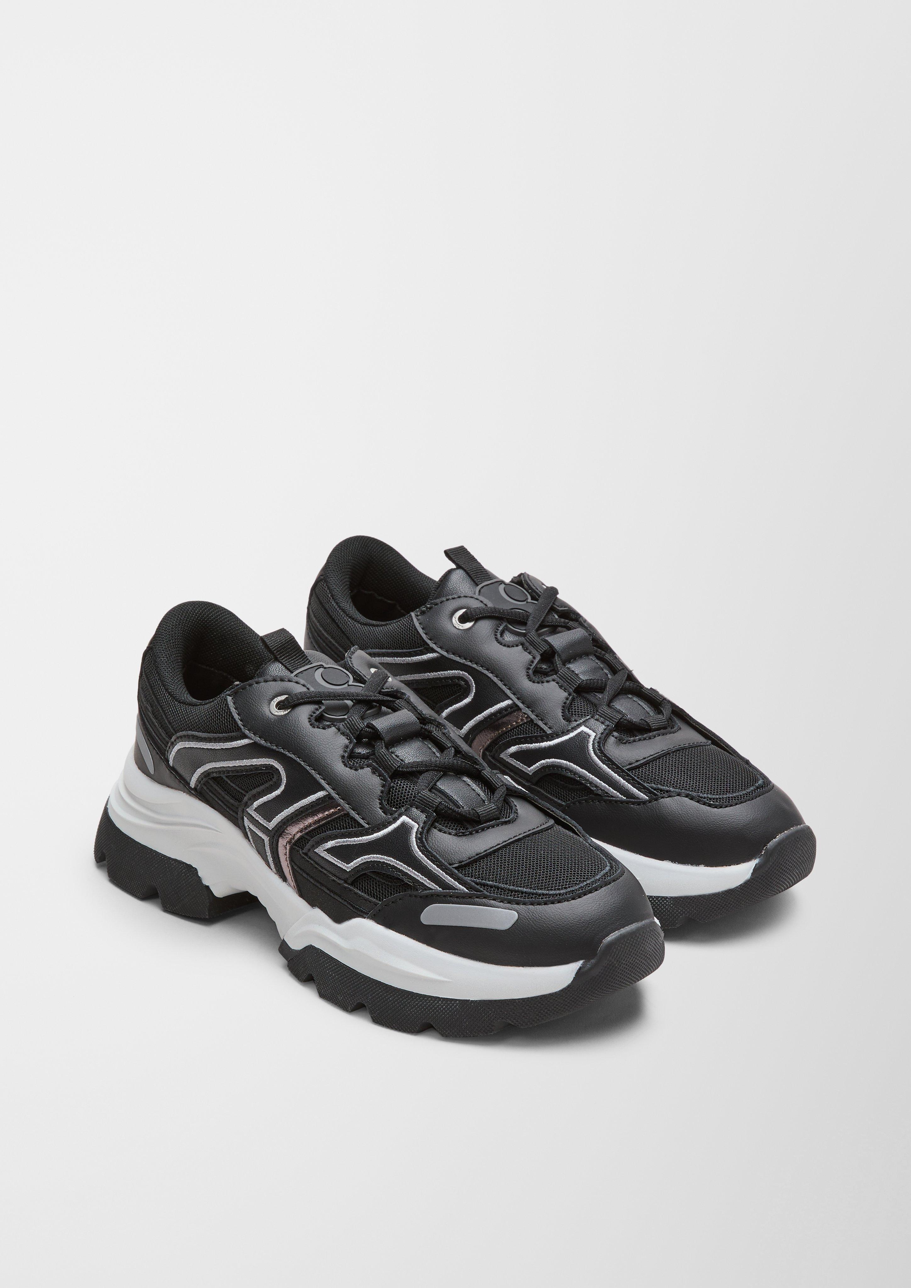 Chunky Sneaker im Materialmix  6006531-001