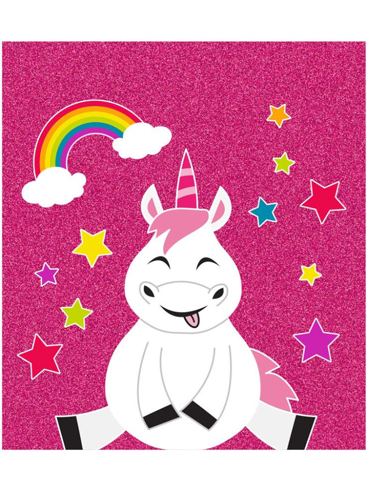 Geda Labels Turnbeutel Einhorn Kids in Pink - 42x33x1cm günstig kaufen onesize