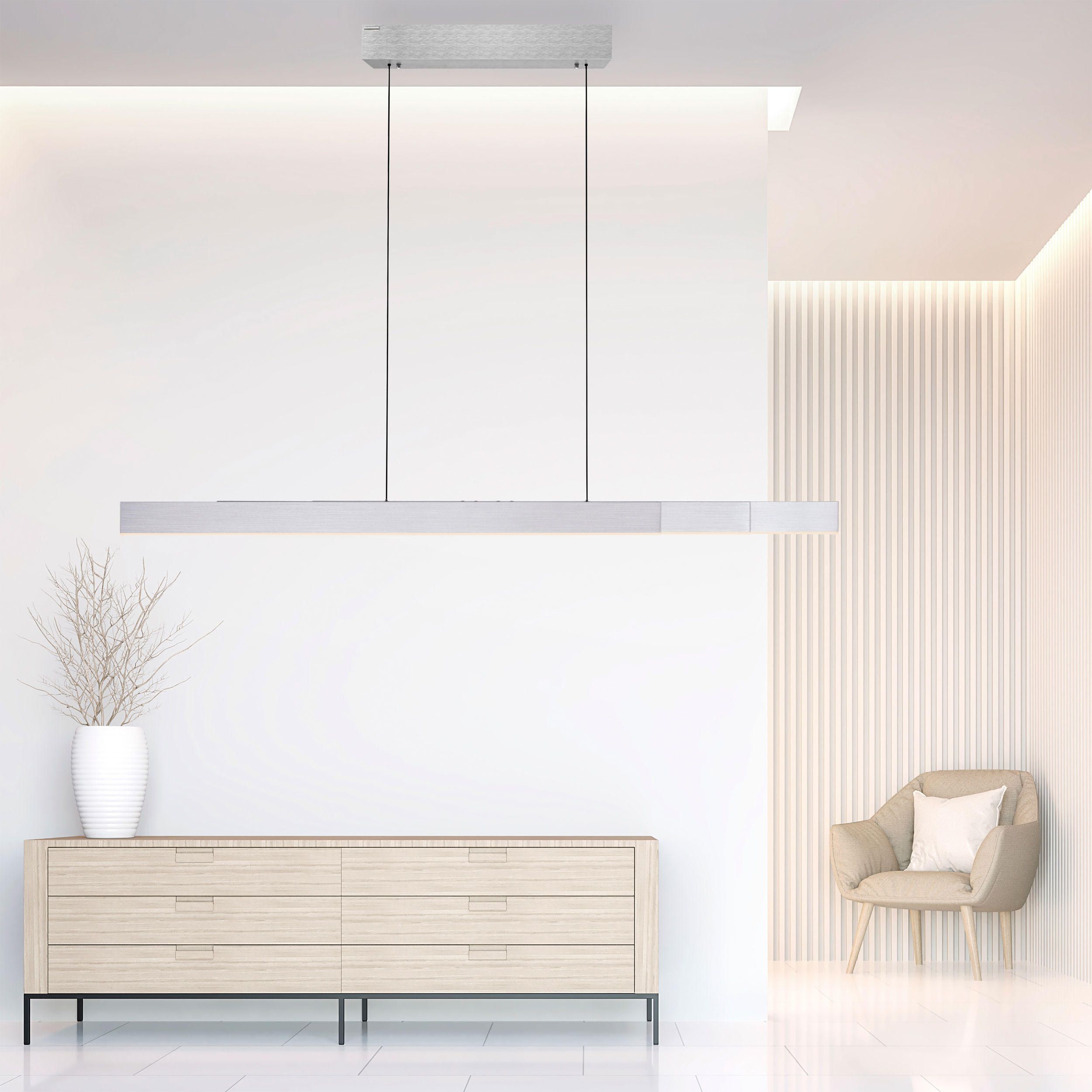 PURELED-Pendelleuchte 3flg