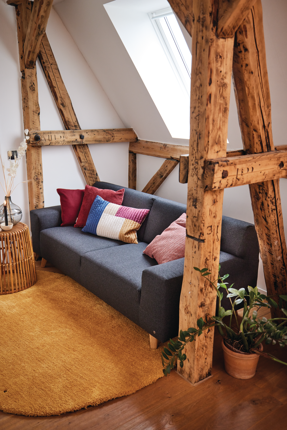 Hochflorteppich Cozy - Pebble gold