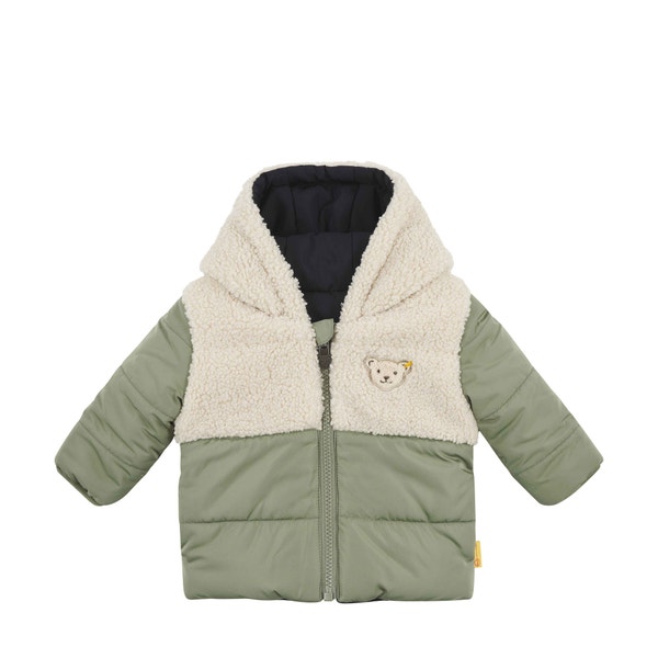 Wendejacke, dunkelgrün für Jungs