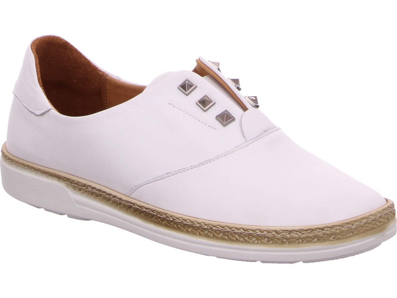 DIVERSE Freizeit Schnürer weiss Halbschuhe weiß