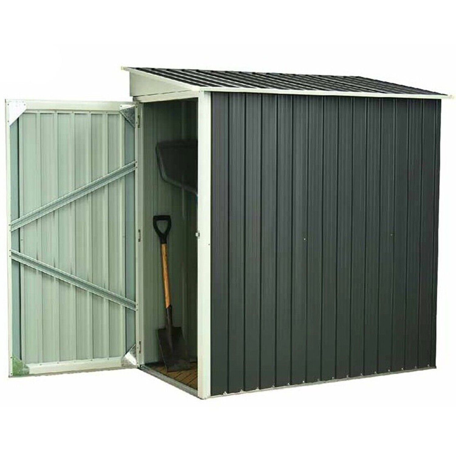osoltus Vordach osoltus Metall Gerätehaus Fahrradgarage Geräteschuppen 2m²